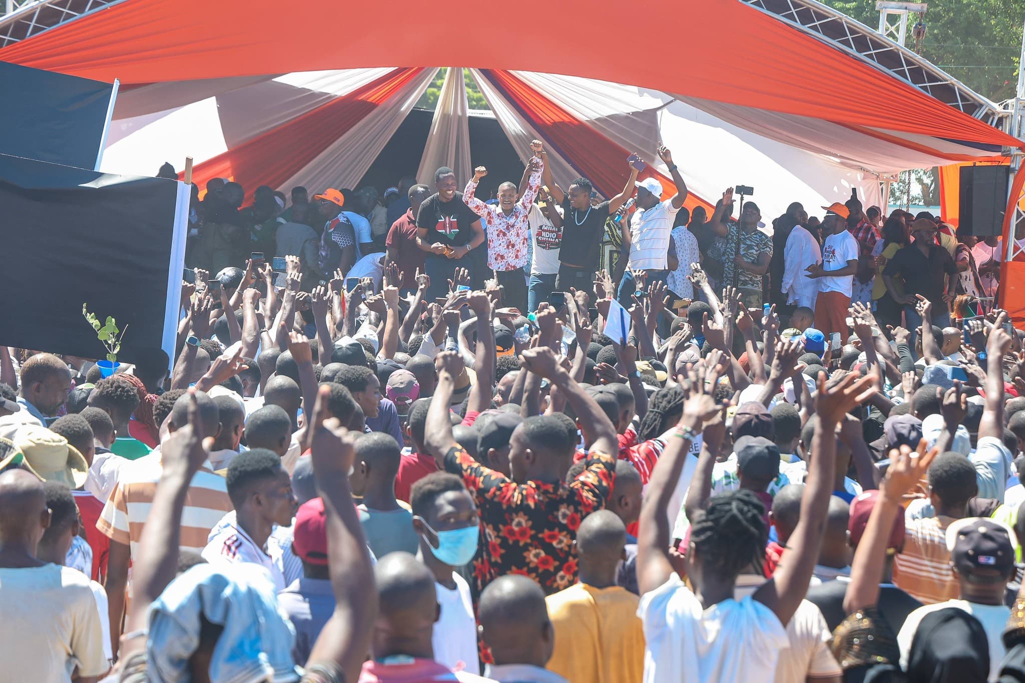 Linda Mwanachi Rally at Tononoka Ground in Mombasa